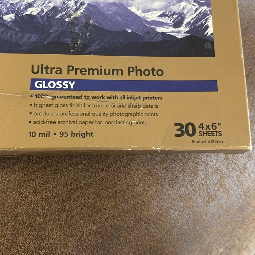 🆕 PRINT WORKS Ultra Premium Photo Paper 30 4x6 sheets new sealed Product #00555